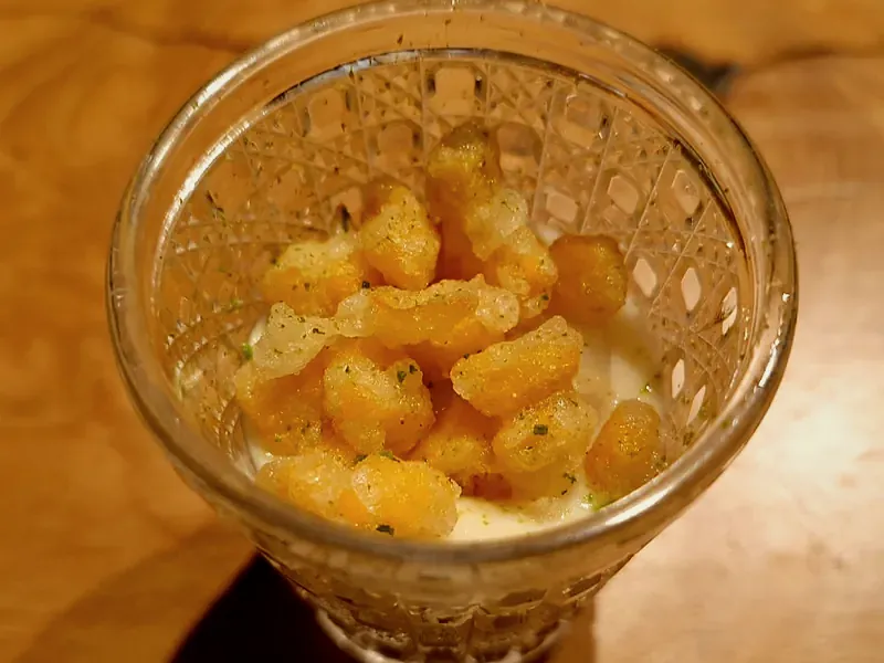 田町鮨 惠万のうみたてたまごの茶碗蒸し